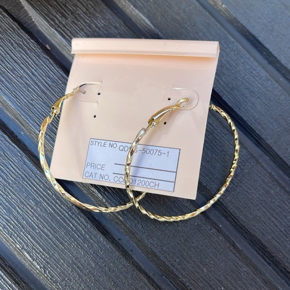 Gold Hoop Earrings - Picture 5 of 15